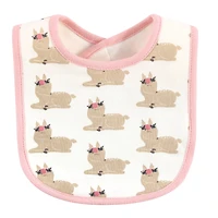 Hudson Baby Girls 5Pk Bibs and Headbands Set