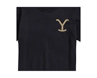 Hybrid Apparel Yellowstone Logo Mens Short Sleeve Tee