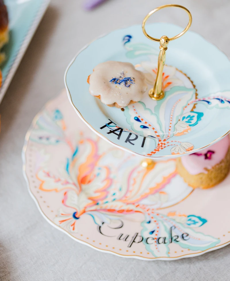 Yvonne Ellen Floral 2 Tier Cake Stand