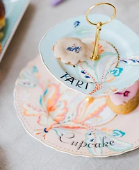 Yvonne Ellen Floral 2 Tier Cake Stand