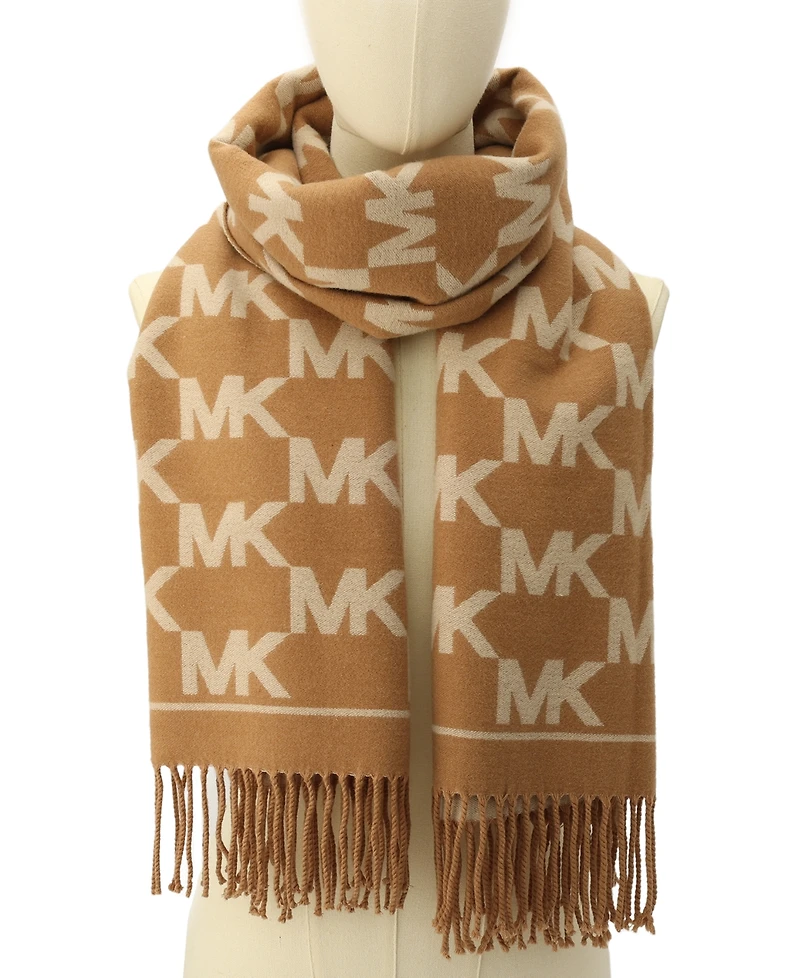 Michael Michael Kors Women's Metallic Logo Wrap Scarf
