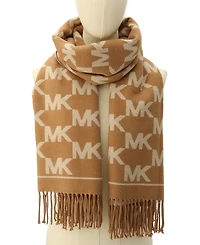 Michael Michael Kors Women's Metallic Logo Wrap Scarf