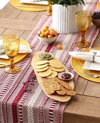 Design Imports Braided Stripe Table Runner, 15x72 Inches