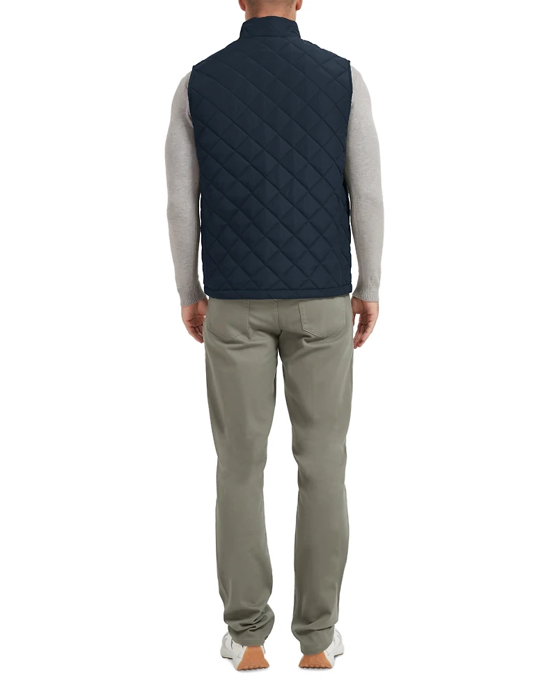 Hawke & Co. Men's Diamond Quilted Heritage Vest, Created for Macy's