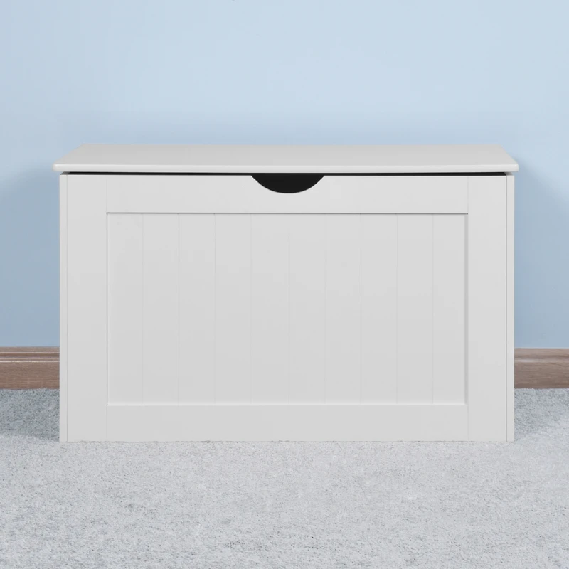 Streamdale Furniture Lift Top Entryway Storage Cabinet With 2 Safety Hinge, Wooden Toy Box