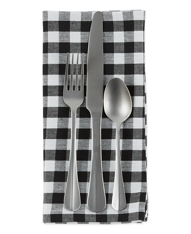 Design Imports Gingham Napkin Set of 4
