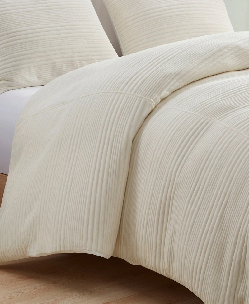 Urban Habitat Wyatt Jersey 3-Pc. Duvet Cover Set, Full/Queen