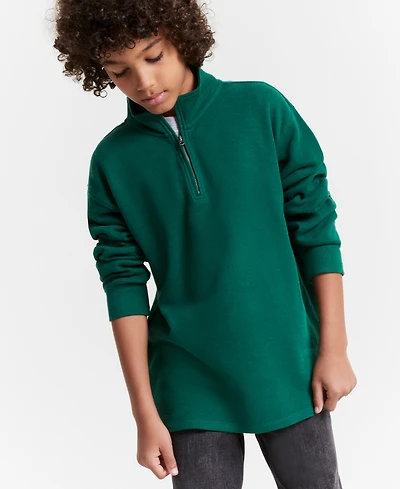 Epic Threads Little and Big Boys Quarter Zip Sweatshirt