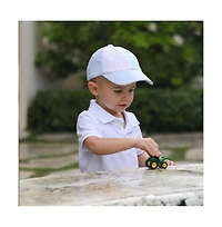 Bits & Bows Baby Multicolor Seersucker Baseball Hat