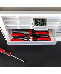 Iris 36 Drawer Parts and Hardware Cabinet, White