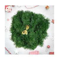 Cowin 50ft Green Unlit Christmas Garland Soft Artificial
