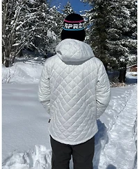 Oosc Men's White Glacier Thermolite Insulated Jacket