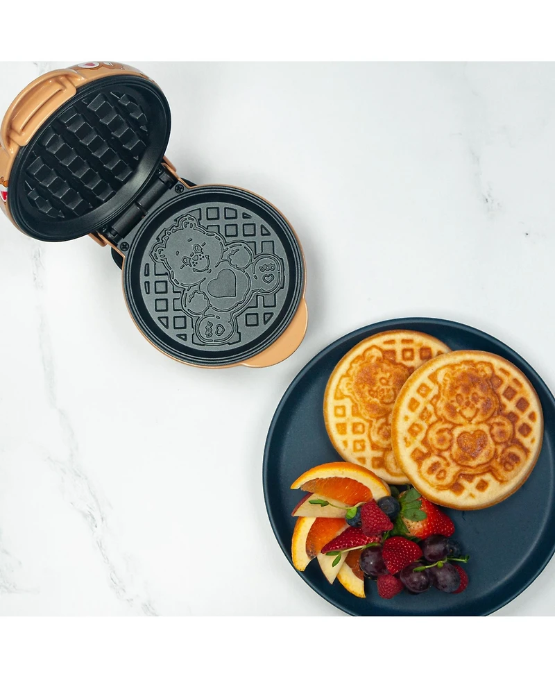 Uncanny Brands Care Bears Tenderheart Mini Waffle Maker - Small Kitchen Appliance