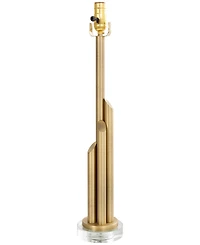 Rosemary Lane 28" Metal Abstract Tiered Pillar Accent Lamp