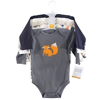 Hudson Baby Baby Boys Hudson Unisex Cotton Long-Sleeve One-Piece Garment