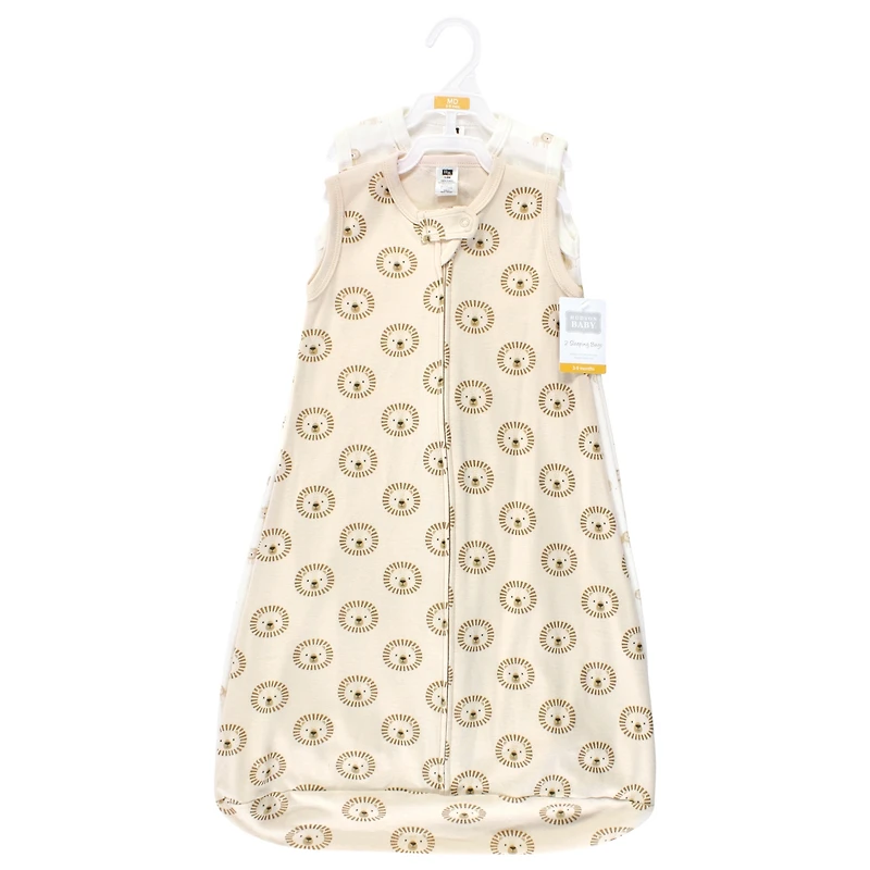 Hudson Baby Boys Cotton Long-Sleeve Wearable Sleeping Bag, Sack, Blanket, Sleeveless