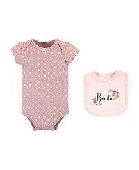 Hudson Baby Baby Boys Hudson Unisex Cotton Outfit Collection with Bodysuit & Bandana Bibs