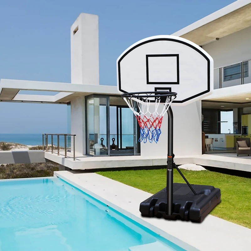 Adjustable Poolside Basketball Hoop for All Ages