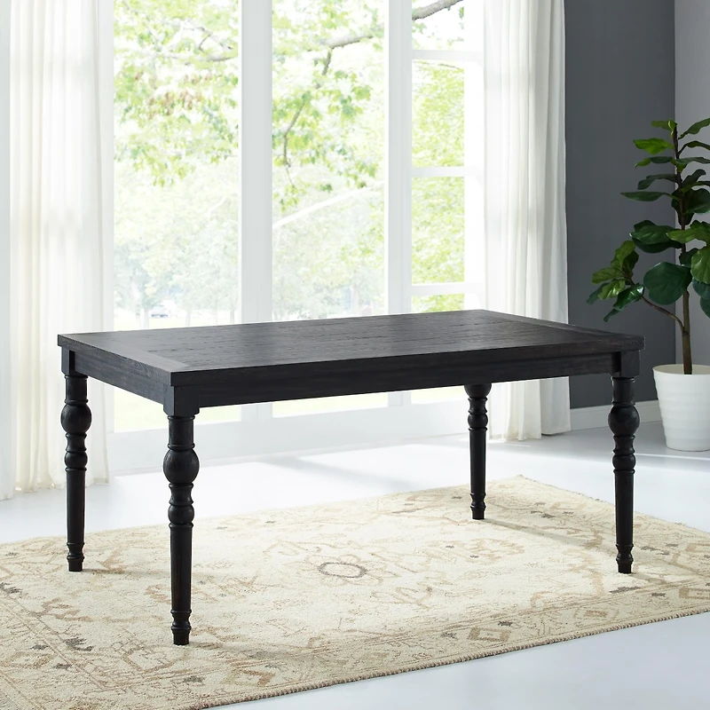 Streamdale Urban Style Dining Table, Black