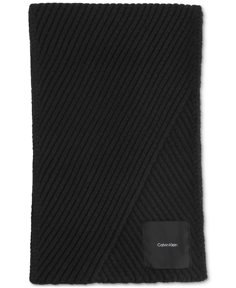 Calvin Klein Chunky Rib Knit Scarf