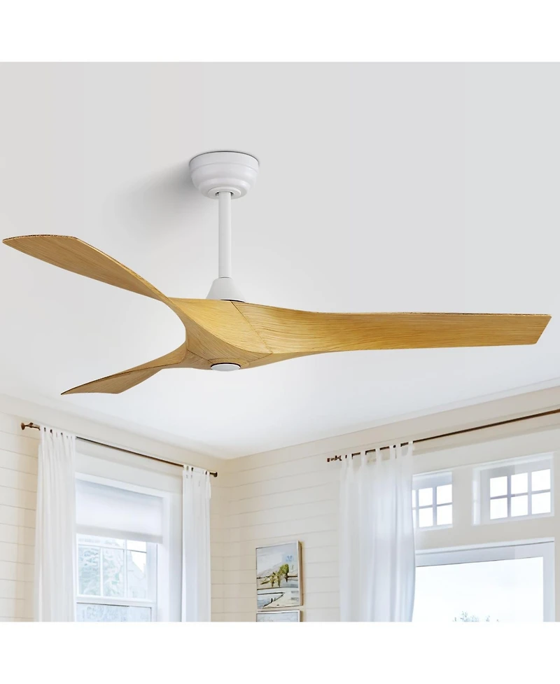 Sofucor 52" Ceiling Fan with Remote, 3 Abs Blades, No Light