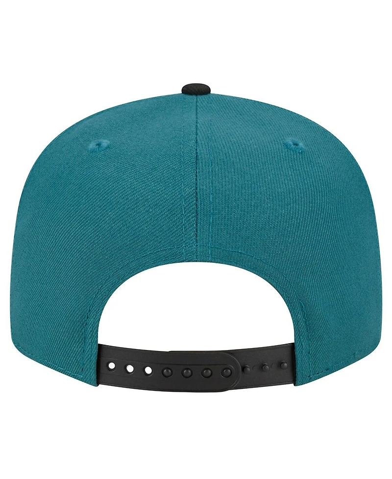 New Era Men's Midnight Green/Black Philadelphia Eagles Team Establish 9FIFTY Snapback Hat