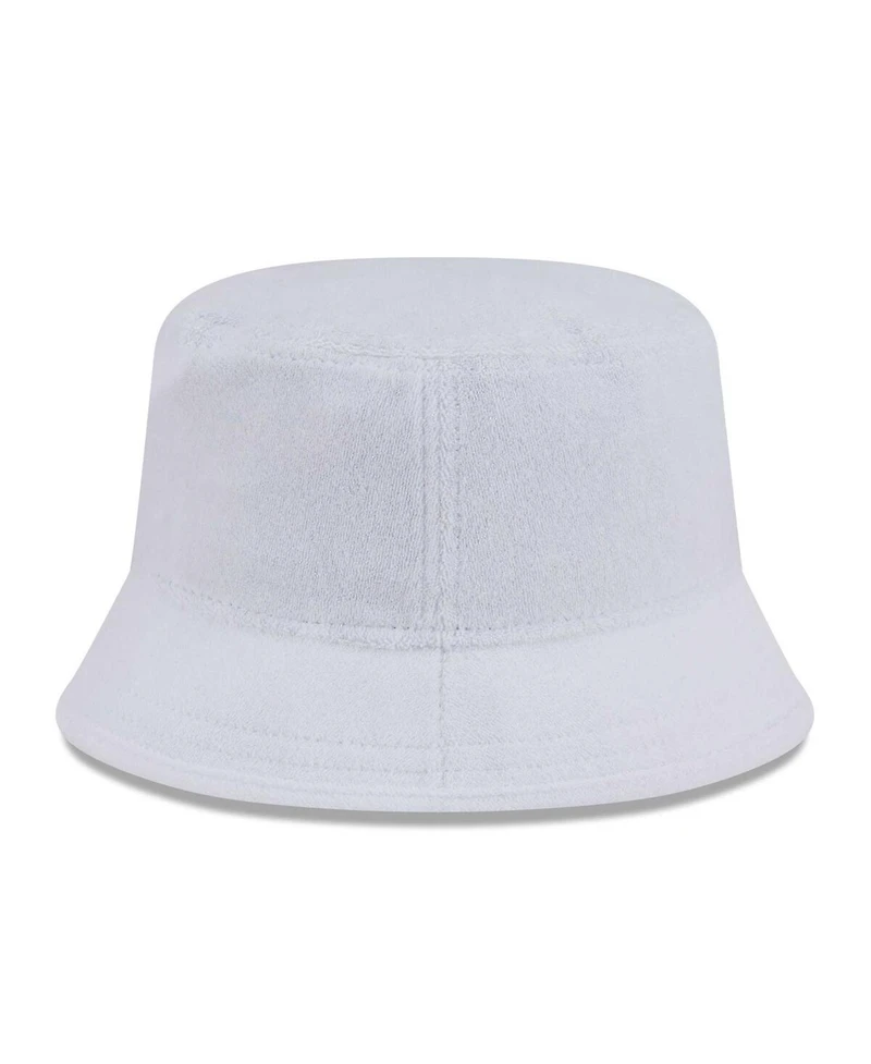 New Era Men's White Buffalo Bills Court Sport Terry Bucket Hat