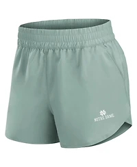 Fanatics Women's Green Notre Dame Fighting Irish Studio Woven Vibe Shorts