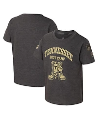 Colosseum Toddler Charcoal Tennessee Volunteers Oht Military Appreciation Boot Camp T-Shirt