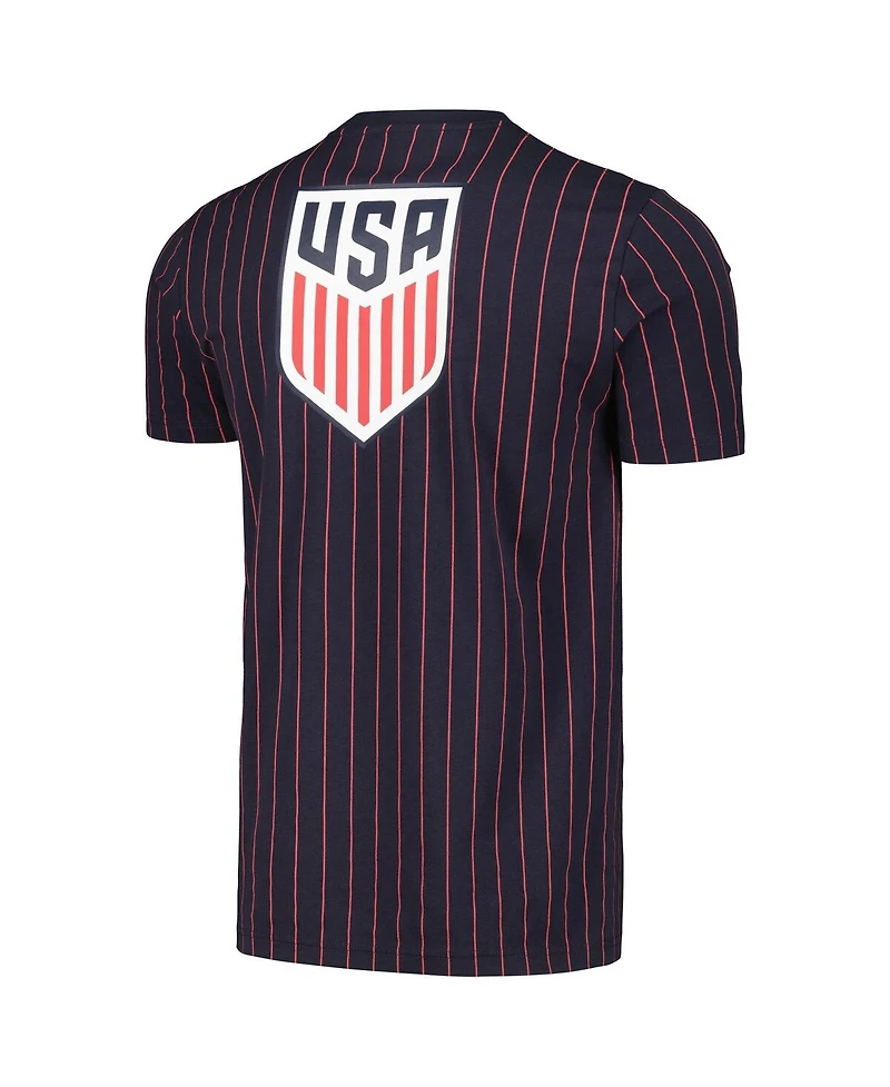 5th & Ocean Navy Usmnt Throwback Pinstripe T-Shirt