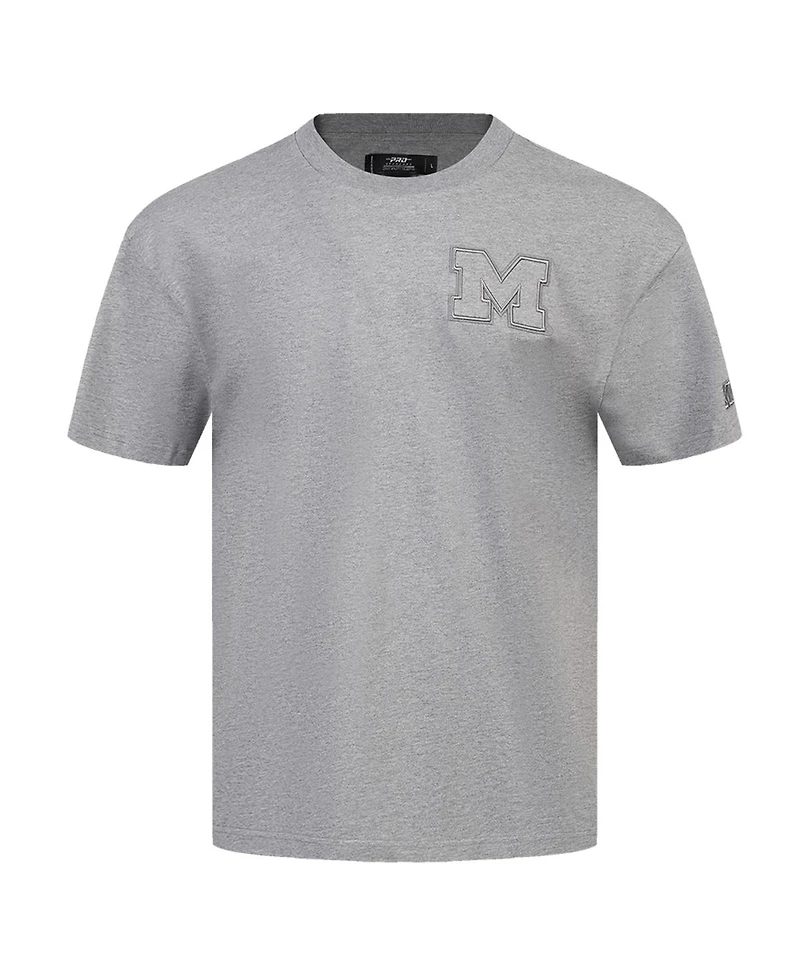 Pro Standard Men's Gray Michigan Wolverines Neutral T-Shirt