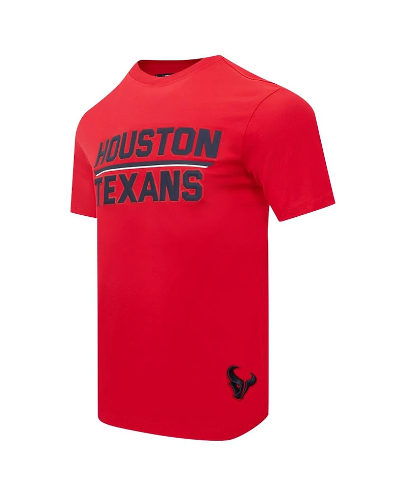 Pro Standard Men's Red Houston Texans Alternate Logo T-Shirt