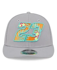 New Era Men's Gray Bubba Wallace Low Profile 9FIFTY Snapback Hat