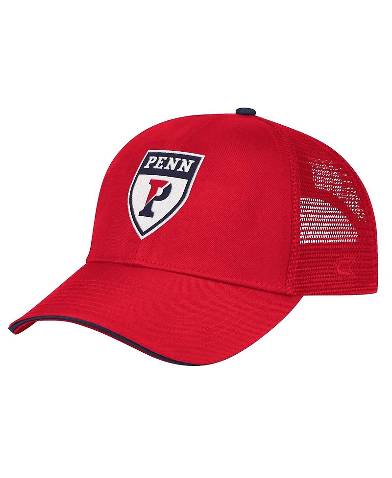 Colosseum Men's Red Pennsylvania Quakers Wyatt Adjustable Hat