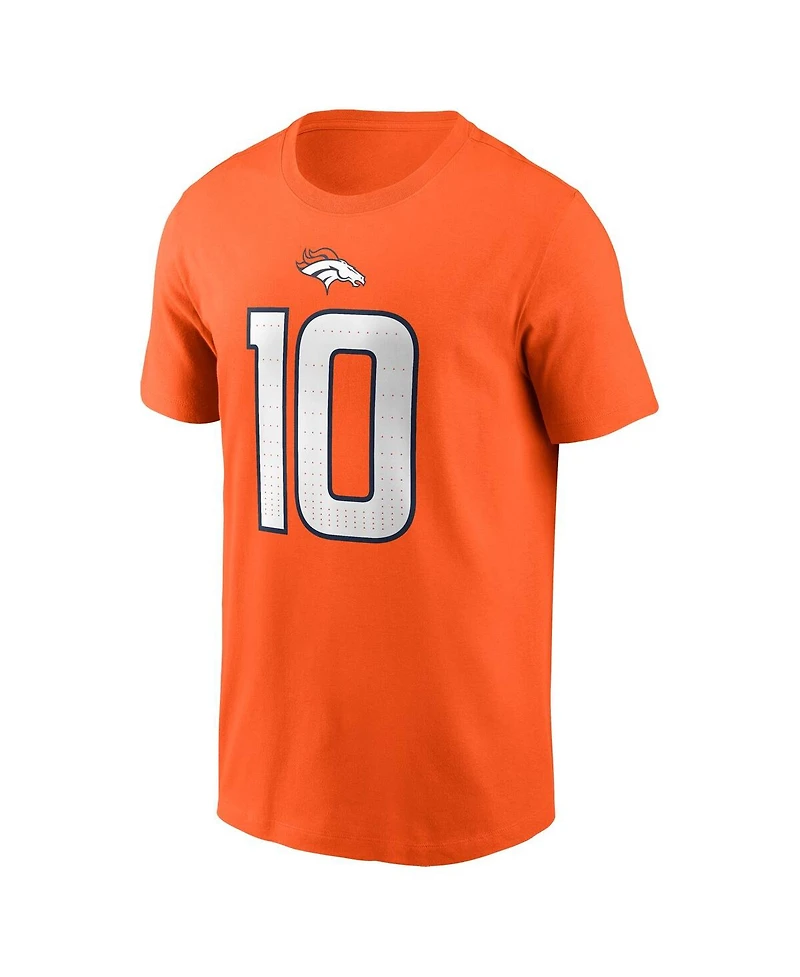 Nike Big Boys and Girls Bo Nix Orange Denver Broncos 2024 Nfl Draft Name Number T-Shirt