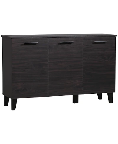 Homcom Kitchen Sideboard, Buffet Cabinet with Adjustable Shelf, Bar