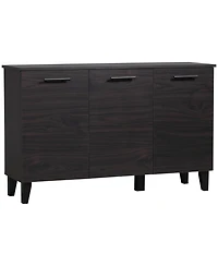 Homcom Kitchen Sideboard, Buffet Cabinet with Adjustable Shelf, Bar