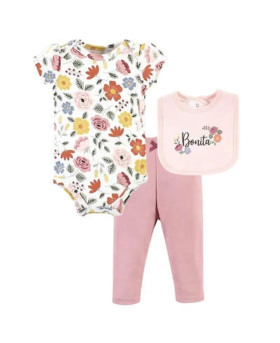 Hudson Baby Girls Cotton Bodysuit