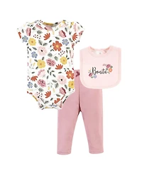 Hudson Baby Girls Cotton Bodysuit