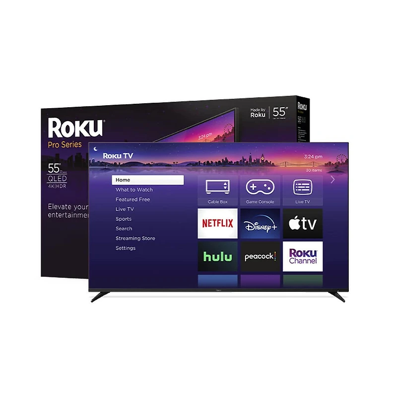 Roku 55" Class 4K Qled Pro Series Smart Tv - 55R8B5