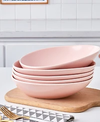 Stone Lain Delilah Porcelain Pasta Bowls, Set of 6
