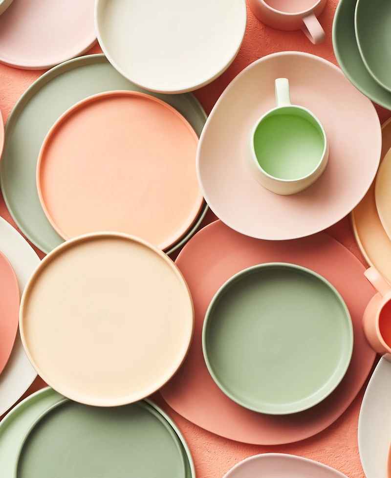 Stone Lain Stella Porcelain Dinner Plates, Set of 6