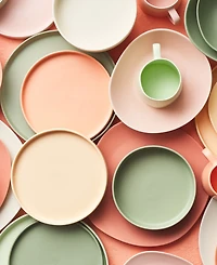 Stone Lain Stella Porcelain Dinner Plates, Set of 6