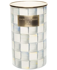 Mackenzie-Childs Sterling Check Utensil Holder