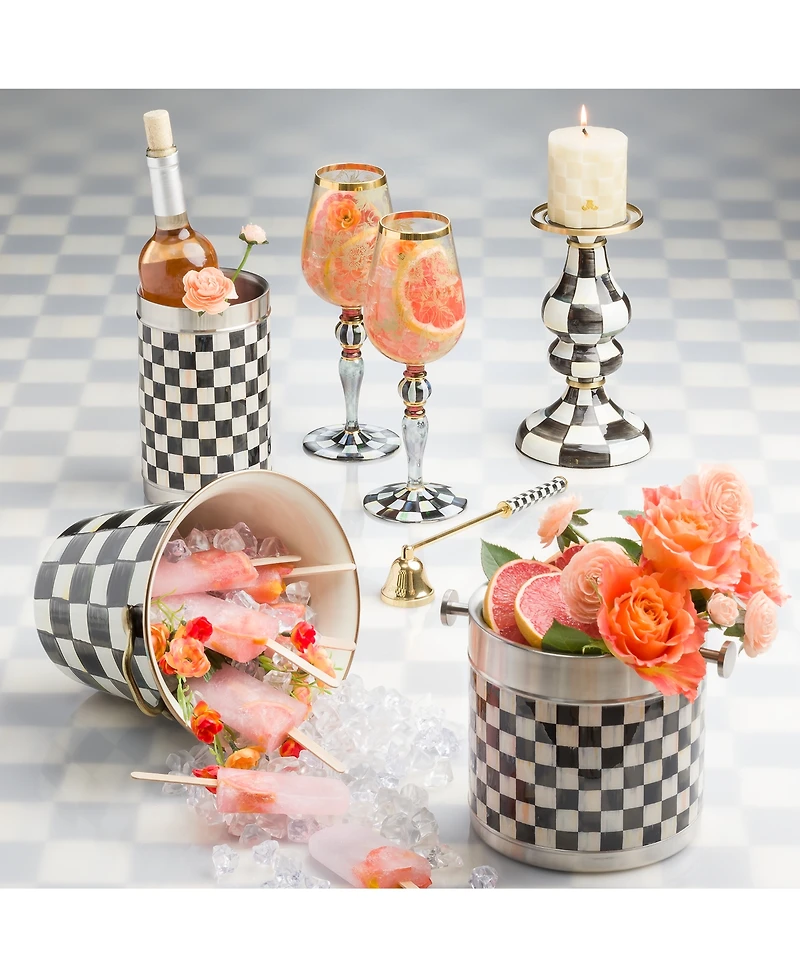 Mackenzie-Childs Courtly Check 3260 Ice Bucket