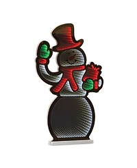 Slickblue Snowman Infinity Light Display 29.5"h