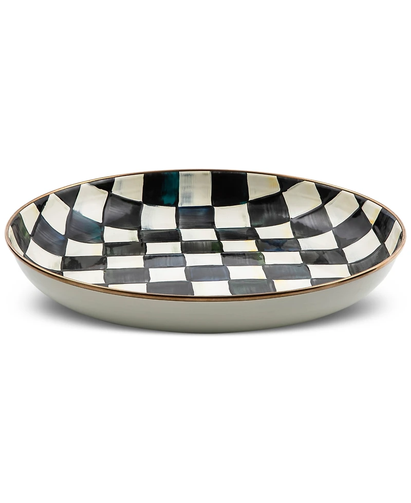 Mackenzie-Childs Courtly Check Enameled Steel Abundant Bowl