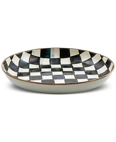 Mackenzie-Childs Courtly Check Enameled Steel Abundant Bowl