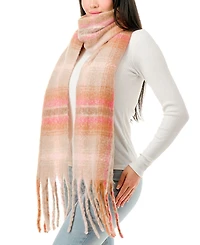 Marcus Adler Plaid Scarf