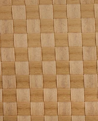 Design Imports Basketweave Woven Placemat Set of 4